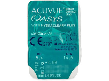 Acuvue Oasys Εβδομαδιαίοι Φακοί Επαφής 1τμχ