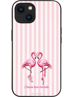 Sonique Stripe Stories Series Θήκη με Σχέδιο «Φλαμίνγκο» (iPhone 13)