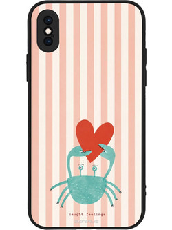 Sonique Stripe Stories Series Back Cover με Σχέδιο «Καβουράκι» (iPhone X / XS)