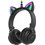 STN27 Ασύρματα Bluetooth Ακουστικά Over Ear Μαύρα