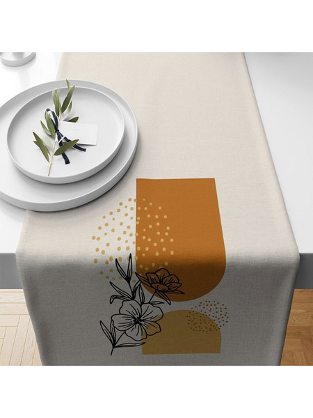 Runner Artrunmin 301NUV2138 Multi-Beige Aberto Design 40Χ135 Πολυέστερ