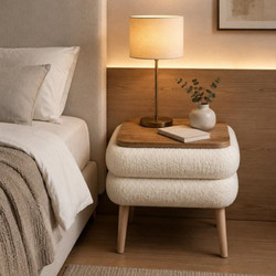 Κομοδίνο Noya - White 301Sng1167 (40x45)