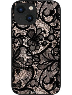 Sonique Diva Series Back Cover Black Lace (iPhone 13 Mini)