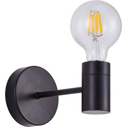 Se21-bl-16 Adept Black Wall Lamp γ2