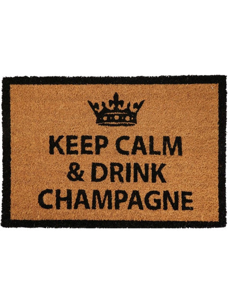 Χαλάκι Εισόδου Keep Calm & Drink Champagne MRShome (40x60) 1Τεμ