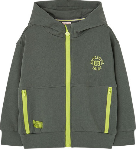 Boboli Fleece jacket hooded for boy -BCI (614113 8152) Αγόρι Collection FW26-27