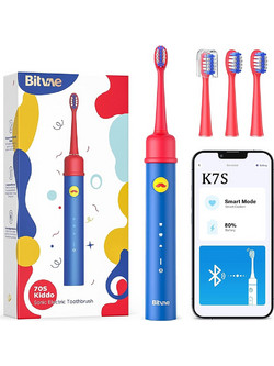 Bitvae BVK7S Kids Blue Παιδική Ηλεκτρική Οδοντόβουρτσα με Χρονομετρητή & Αισθητήρα Πίεσης