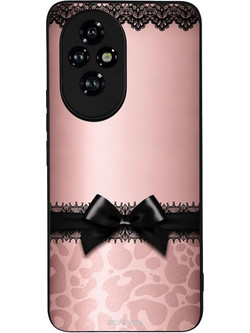 Sonique Diva Series Θήκη (Honor 200 5G) Λεοπάρ Φιόγκος - Ροζ