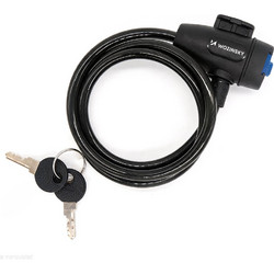 Wozinsky WZR-K3 Cable Bicycle Lock with Key 90 cm - Black