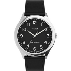 Timex Ανδρικό Ρολόι με Μαύρο Δερμάτινο Λουράκι TW2U22300