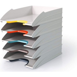 ΧΑΡΤΟΘΗΚΗ DURABLE ΓΚΡΙ VARICOLOR ΣΕΤ 5τεμ