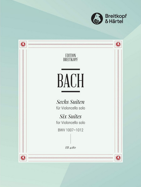 Breitkopf J.S. Bach - 6 Cello Suites, BWV 1007-1012