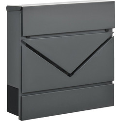 Μεταλλικό Γραμματοκιβώτιο 37 x 10.5 x 37 cm HOMCOM B80-011V00CG