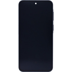 Γνήσια Οθόνη Super AMOLED και Μηχανισμός Αφής για Samsung Galaxy A37 A376B με Πλαίσιο - Charkoal (Service Pack) (GH82-39232A)