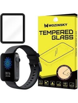 Full Glue WOZINSKY Tempered Glass για Xiaomi Watch - Μαύρο Πλαίσιο