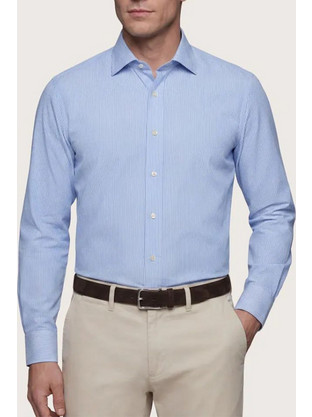 CAMICISSIMA PERMANENT SHIRT LONG SLEEVE PESAROR02824-LIGHT BLUE LightBlue