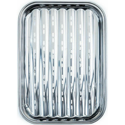 Estia 05-11888 Δίσκος Ψησίματος Barbeque Ανοξείδωτος 34x24cm