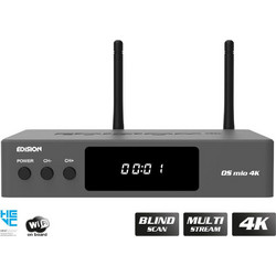 Edision OS MIO Δορυφορικός Αποκωδικοποιητής 4K UHD DVB-S2 / DVB-T2 με PVR & Wi-Fi