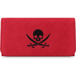 Θήκη Καπνού από Σουέτ με Πρακτικές Θήκες & Pirate Skull Design