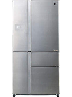 Sharp SJPX830ASL Ψυγείο Ντουλάπα 660lt No Frost Υ185xΠ90.8xΒ79.6cm Inox