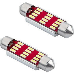 Auto Gauge Λάμπες LED Ζευγάρι Πινακίδας & Πλαφονιέρας Τ11 14579 14579
