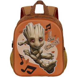 Karactermania Marvel I am Groot Soundtrack 3D Σχολική Τσάντα Πλάτης Νηπιαγωγείου Πορτοκαλί 04730