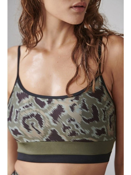 BLU4U Art Leo Bikini Top Μπουστάκι Χακί 22366154-15