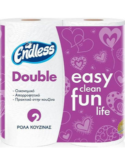 Endless Χαρτί Κουζίνας Double 2 Ρολά 110gr