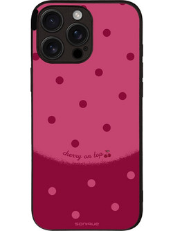 Sonique Delulu Polka Era Series Θήκη Top Cherry (iPhone 16 Pro Max)