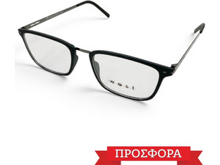 West 99846 C1 52-18-145 Γυαλιά Οράσεως Μαύρο Ματ