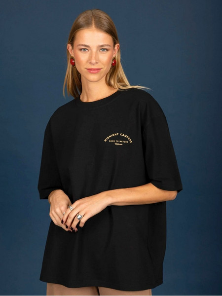 Chaton Campers T-Shirt Black