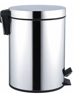 Κάδος Απορριμμάτων 5lt Inox Φ20x27cm MRShome MRS4603030