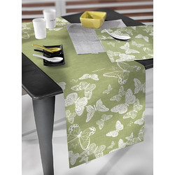 Πασχαλινή Τραβέρσα Easter 22 Green 40x160 Saint Clair 100% Polyester