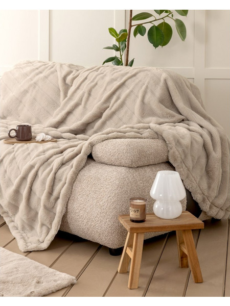 Nima Ριχτάρι Τριθέσιου Καναπέ 180x300 Lumi Light Beige