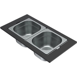 Elleci Dialogo Frame 1/6 KF0221 Inox - Μπολ Gastronorm Νεροχύτη