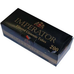 Τσιγαροσωλήνες Imperator Black των 200 - άδεια τσιγάρα - 1 Πακέτο 3800223911001