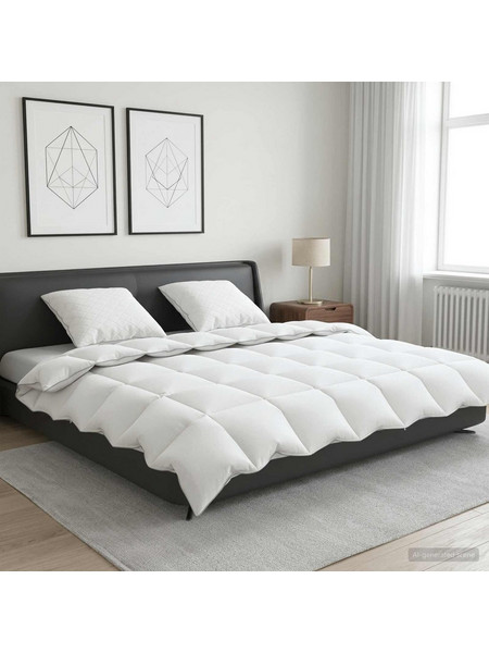 vidaXL Σετ πάπλωμα 90% χήνας FULDA 3 τμχ. 200 x 220 cm Χειμώνας Λευκό