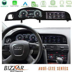 Bizzar Lite Series Dual Screen Audi A6 (4F) 2004-2009 με MMI2G Android14 8Core (4+64GB) Multimedia & Dashboard 22,8