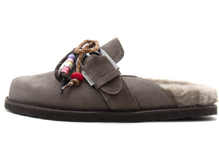 KOMI & KOMIS WOMEN CLOGS SUEDE CHARM DETAILS