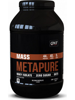 QNT Metapure Mass Belgian Chocolate Πρωτεΐνη Ορού Γάλακτος Χωρίς Λακτόζη 1.8kg