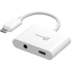 J5create Μετατροπέας USB-C (male σε USB-C / 3.5mm female) JCA122-N