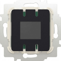 Busch-Jaeger BJ 62841 U-WL Ενθετός ρυθμιστής θερμοκρασίας χώρου με οθόνη και ενσωματωμένο θερμαντικό ακτιβοποιητή (Heizungsaktor)