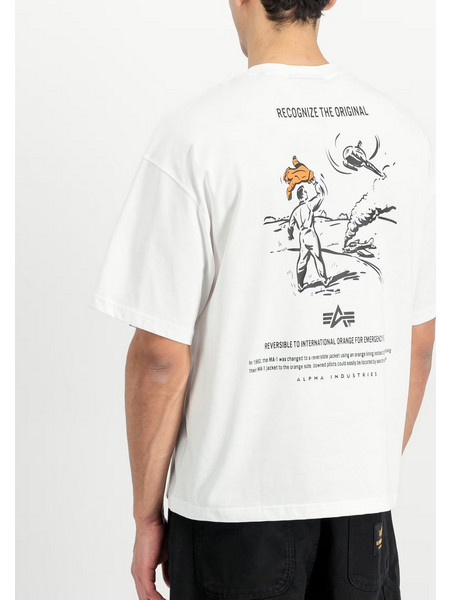 ALPHA INDUSTRIES Emergency Rescue Vintage T-Shirt - White