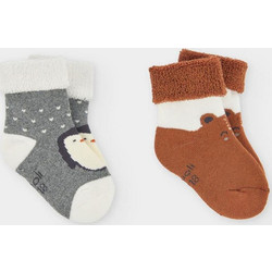 Σετ 2 ζευγάρια καλτσάκια μπεμπέ unisex Boboli-294005-8125-Multicolor