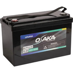 OSAKA SLFP12-100 LiFePO4 | 12.8V 100Ah (1280Wh) with Bluetooth