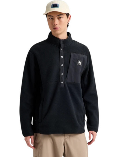 Burton Cinder Fleece Ανδρικό Φούτερ Μαύρο 2383810A04