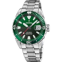 Festina The Originals Ανδρικό Ρολόι με Ασημί Μεταλλικό Μπρασελέ F20669/2