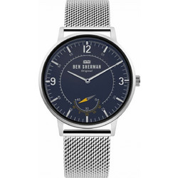 Ben Sherman Portobello Ανδρικό Ρολόι με Ασημί Μεταλλικό Μπρασελέ WB034USM