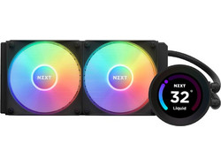 NZXT Kraken Elite 280 Black Υδρόψυξη CPU 140mm RGB για Socket 115x / AM4 / TR4 / 1200 / sTRX4 / 1700 / AM5