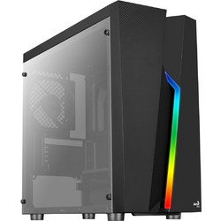 Aerocool Bolt Mini Gaming Mini Tower Κουτί Υπολογιστή RGB με Πλαϊνό Παράθυρο
